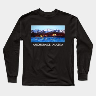 Anchorage, Alaska Long Sleeve T-Shirt